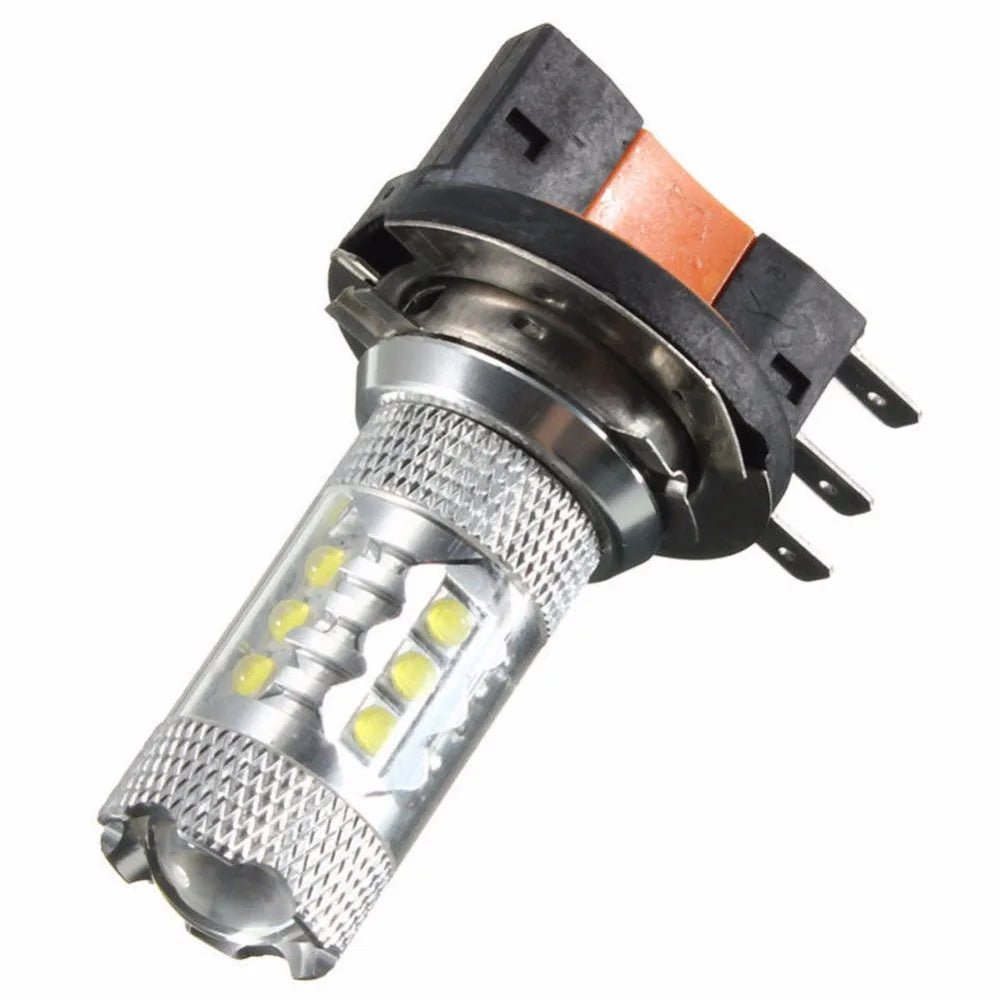 2Pcs Canbus Anti Flicker Error Free LED Bulbs H15 PGJ23T1 Super White DRL 12V 80W CREEChip fit For V W Golf 6 MK6 Transorter