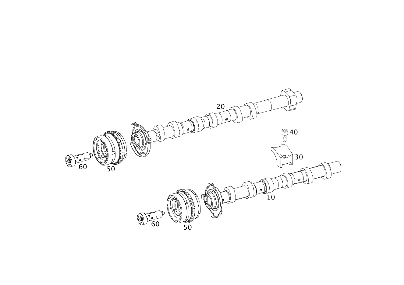 Auto Engine System for Continental VVT Exhaust Camshaft Adjuster Left for Mercedes Benz M276 2760505300 W166 W221 W212 W213
