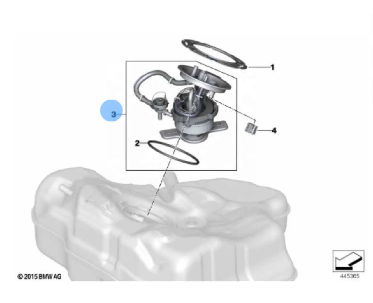 Hot Selling 16117363072 Fuel Pump Assembly For BMW F20 F21 F23 F22 F87 F30 F34 F83 F32 F82 For BOSCH