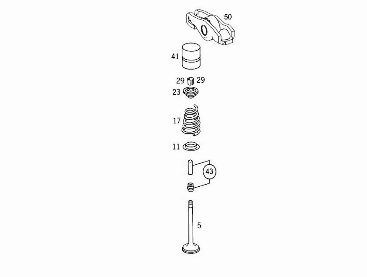 High Quality Valve Stem Seal Kit for Mercedes Benz E260 E200 E260 0000535658 for CORTECO 4 PCS