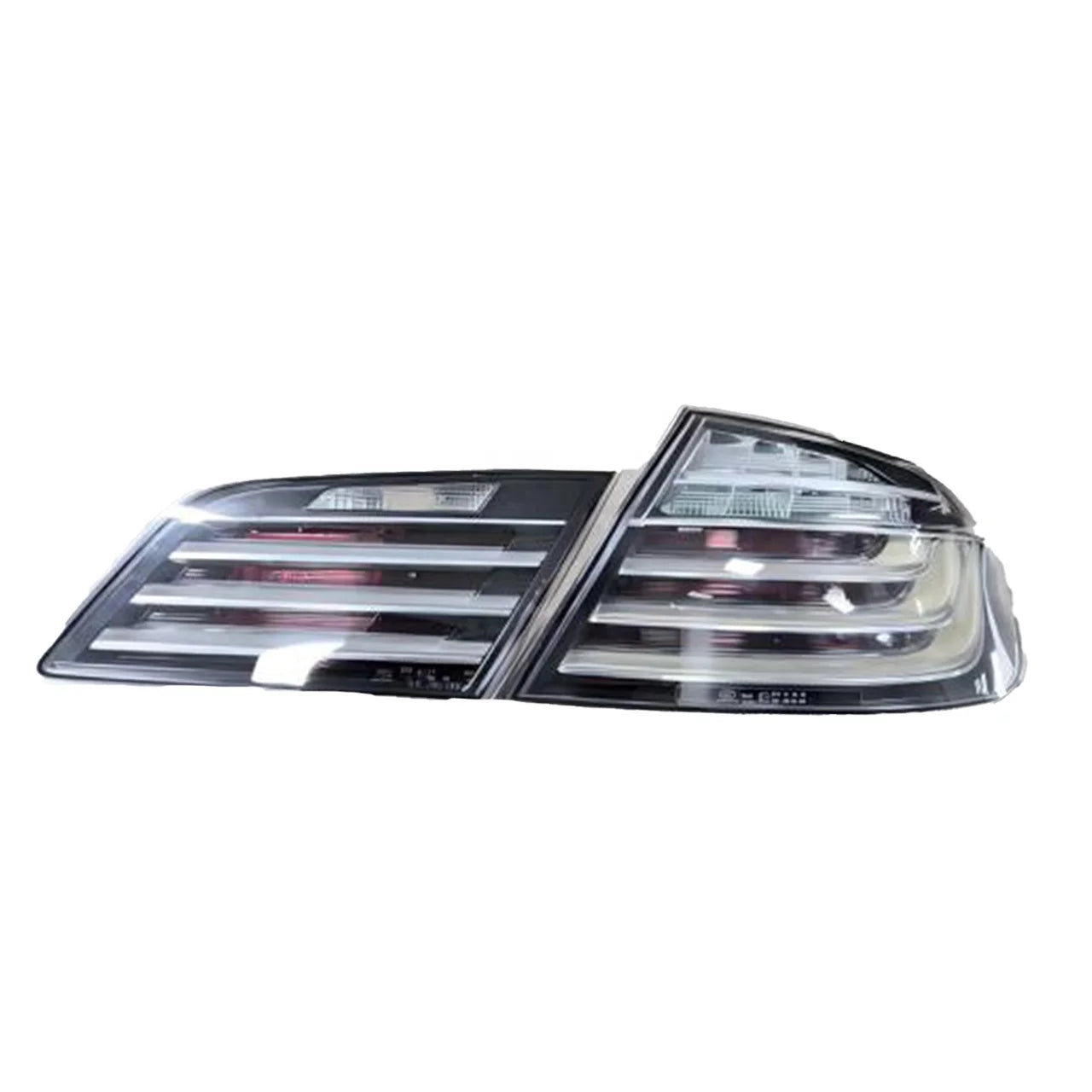 New LED Taillights Compatible for BMW 5 Series F10 F18 2012-2018 Replacement Smoked & White Taillights