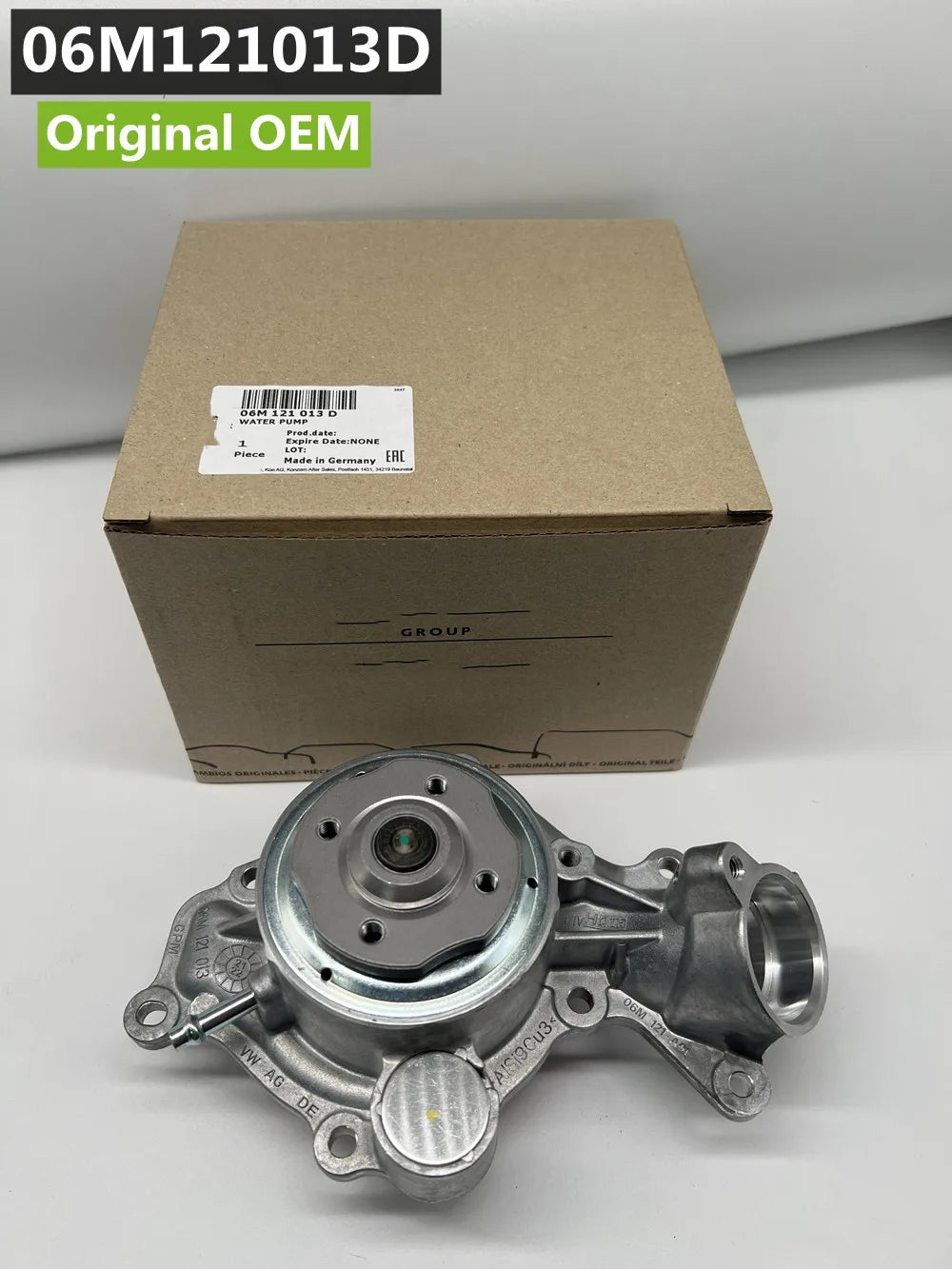 Brand NEW Genuine 06M121013D / 06M121013C OEM EA839 Engine Water Pump For Audi A4 A5 S5 A6 A7 A8 Q5 Q7 RS5,VW Touareg 3.0T 2.9T