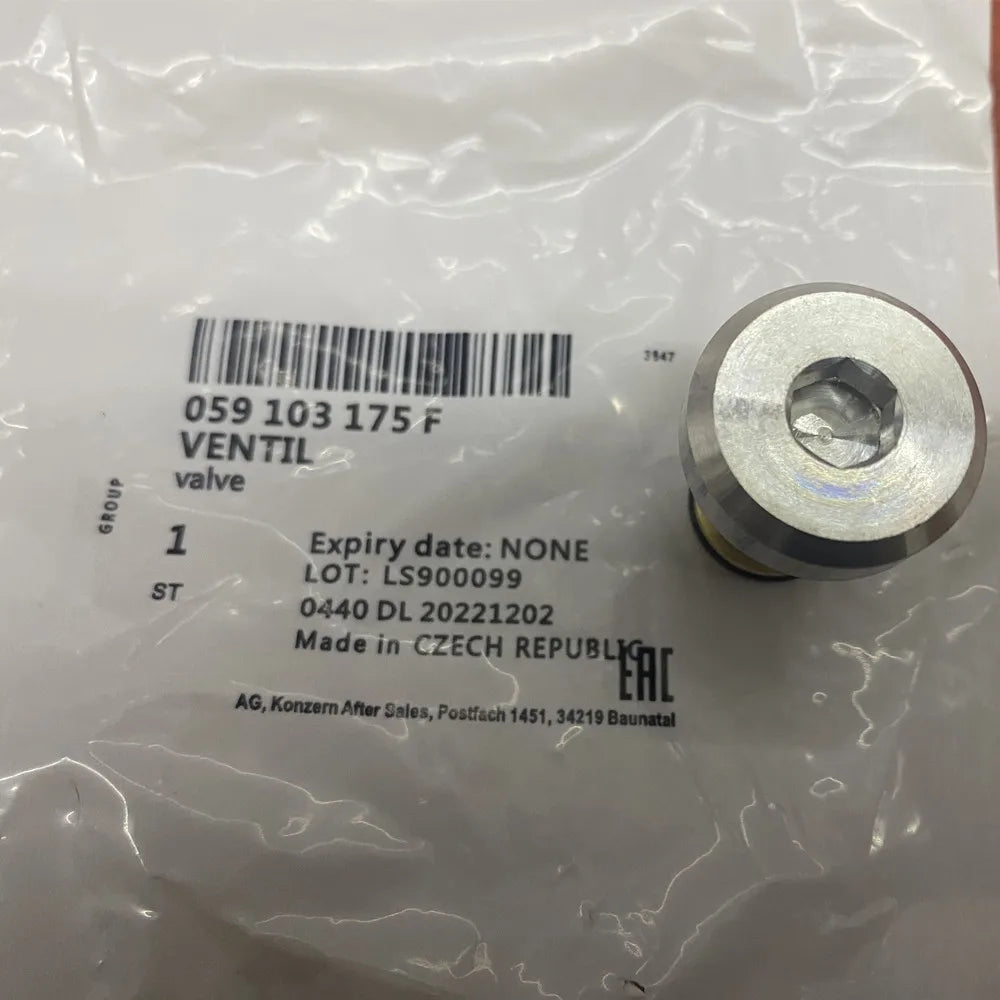 Genuine OEM 059103175A / 059103175F EA837 Engine Oil Pressure Relief Valve Fits For Audi A8 S4 A6 A7 Q7 Posrche Touareg Cayenne