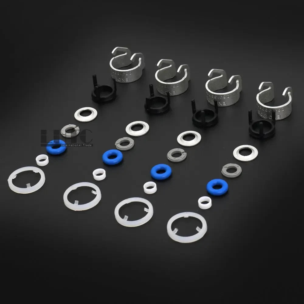 Set of 4 bags Made In Germany 06H998907A OEM Fuel Injector Seals Repair Kit For VW GLI GTI Tiguan AUDI A4 A5 1.8T 2.0T