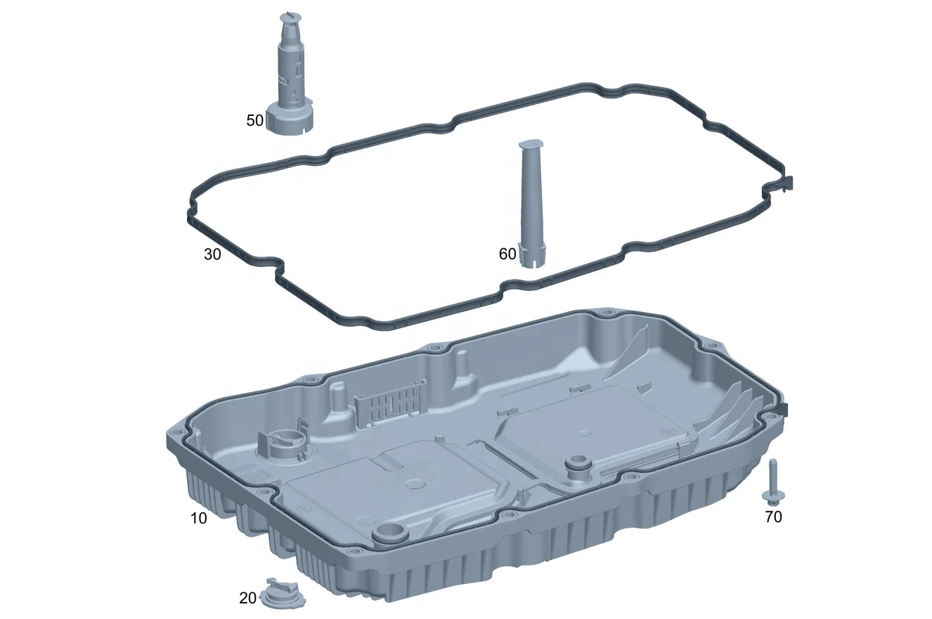 Genuine New Transmission for Mercedes Benz W166 X166 W205 W213 W222 7252703707 New Condition Oil Pan