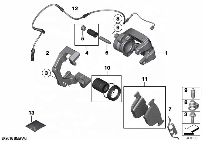 OE 34216763043 Good Price Brake Pads E46 E90 for BMW E46 E60 E85 E90 for ATE Rear Brake Pad