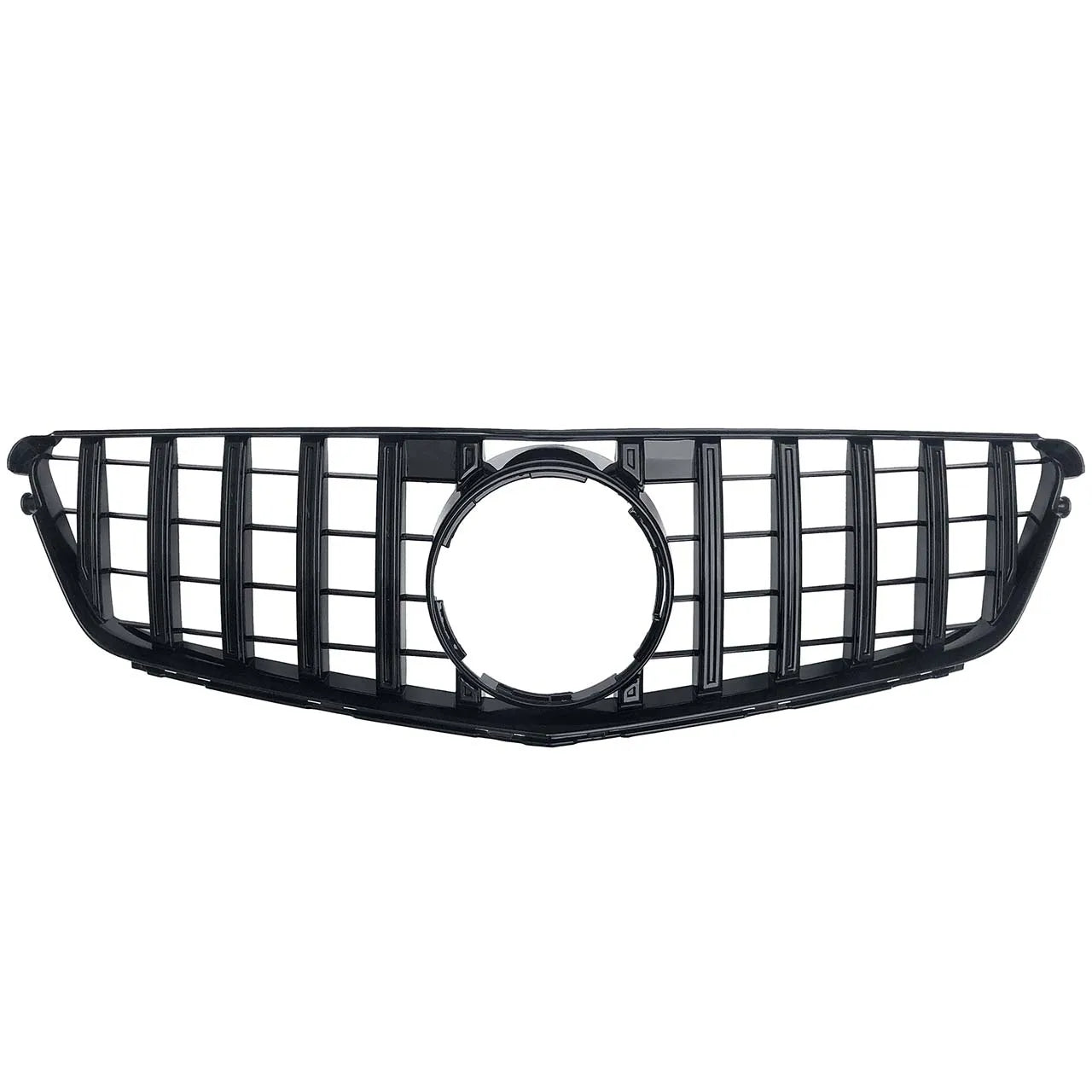 W204 Front Bumper Grille for Mercedes Benz C CLASS W204 2007-2014 Car Griller Silver Black GT AMG Style
