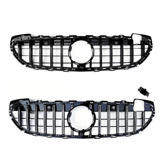 W206 GTR Style Front Grille for Mercedes Benz C Class W206 2022+ with Camera ABS Material High Quality