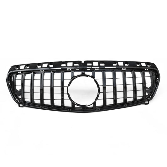 W176 New Diamond & GT Grille for Mercedes Benz A-CLASS Black & Silver 2013-2015 2016-2018 Front Griller