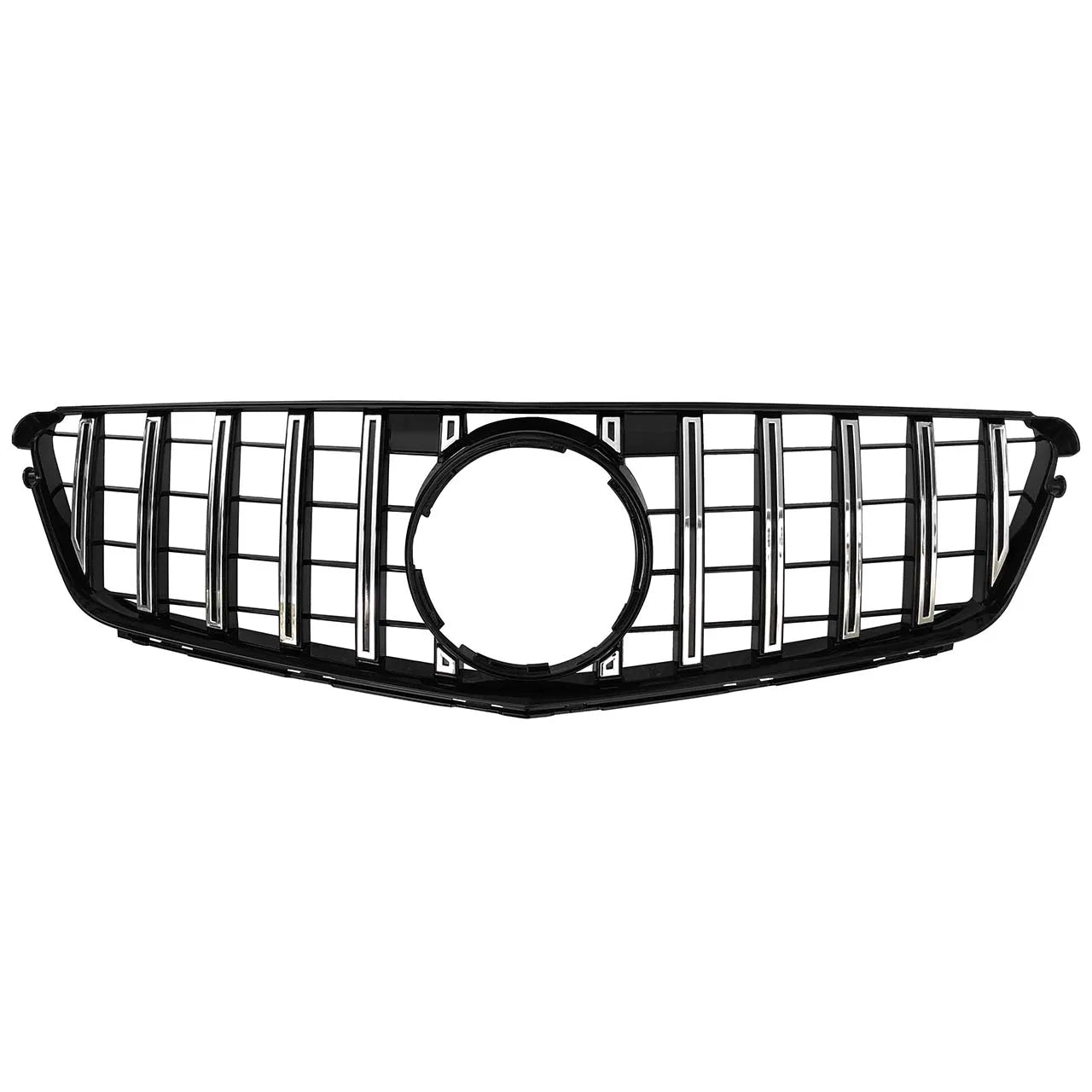 W204 Front Bumper Grille for Mercedes Benz C CLASS W204 2007-2014 Car Griller Silver Black GT AMG Style