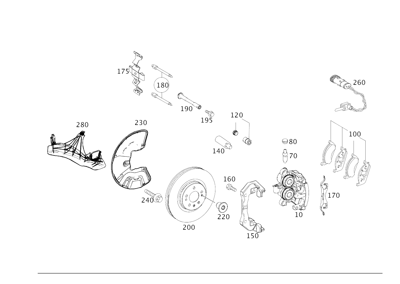 High Quality Front Brake Pad Set for Mercedes Benz W166 OE 0004208804 for Front Brake Pad