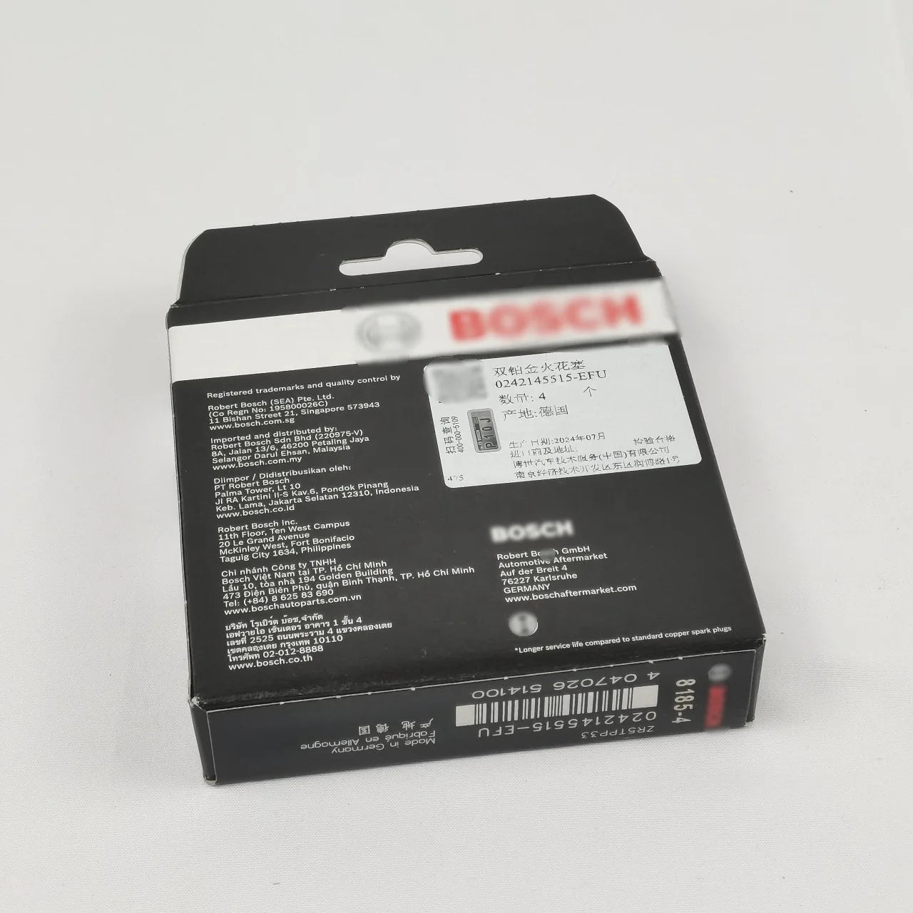High Quality Spark Plugs 12120037580 12120037582 for BMW N63 N55 E65 E66 F01 F02 F04 E70 E71 E72 for BOSCH