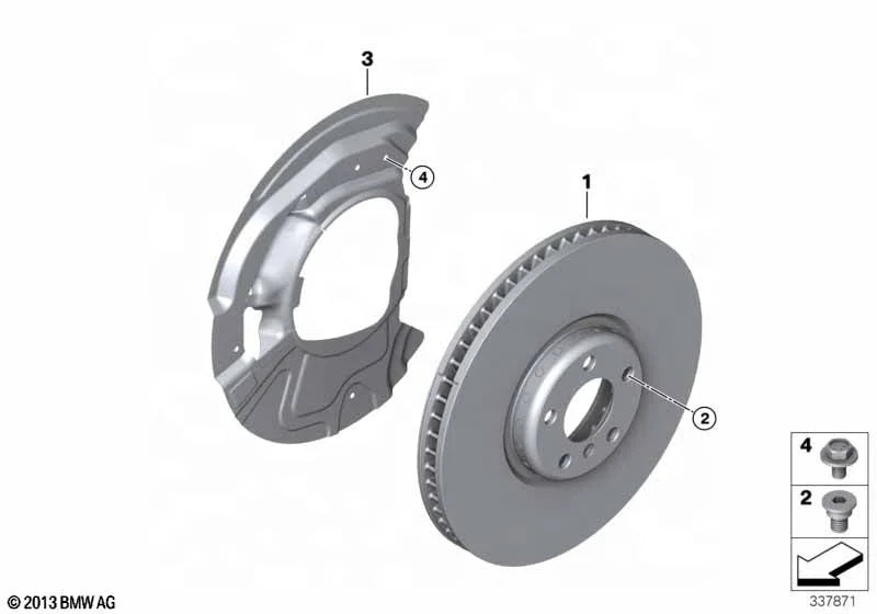 High Quality Brake Discs for BMW X5 X6 E70 F15 F85 F16 F86 OE 34116886478 Harbor Front Brake Disc