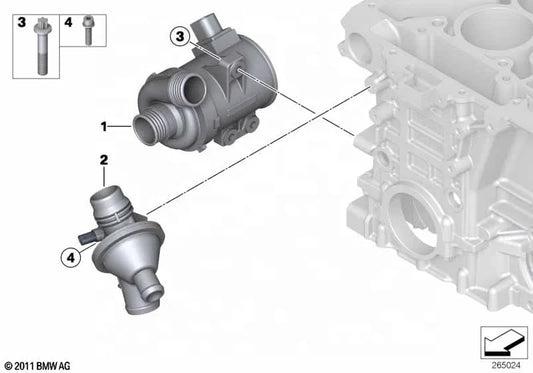 Fast Shipping OE 11538635689 Thermostat Mahle for BMW 228i 320i 328i 428i 528i X1 X3 X4 X5 Z4 N20 Coolant Thermostat
