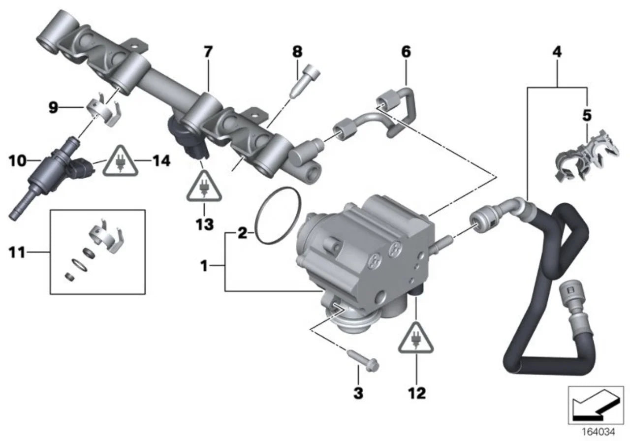 13538682350 High Quality Fuel Injector For BMW R55 R56 R57 R58 R59 R60 Mini Series For BOSCH