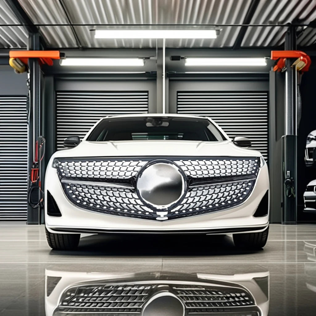 High Quality Diamond ABS Front Bumper Grille W207 for Mercedes Benz  E-CLASS  E207 2009-2013 2014-2016