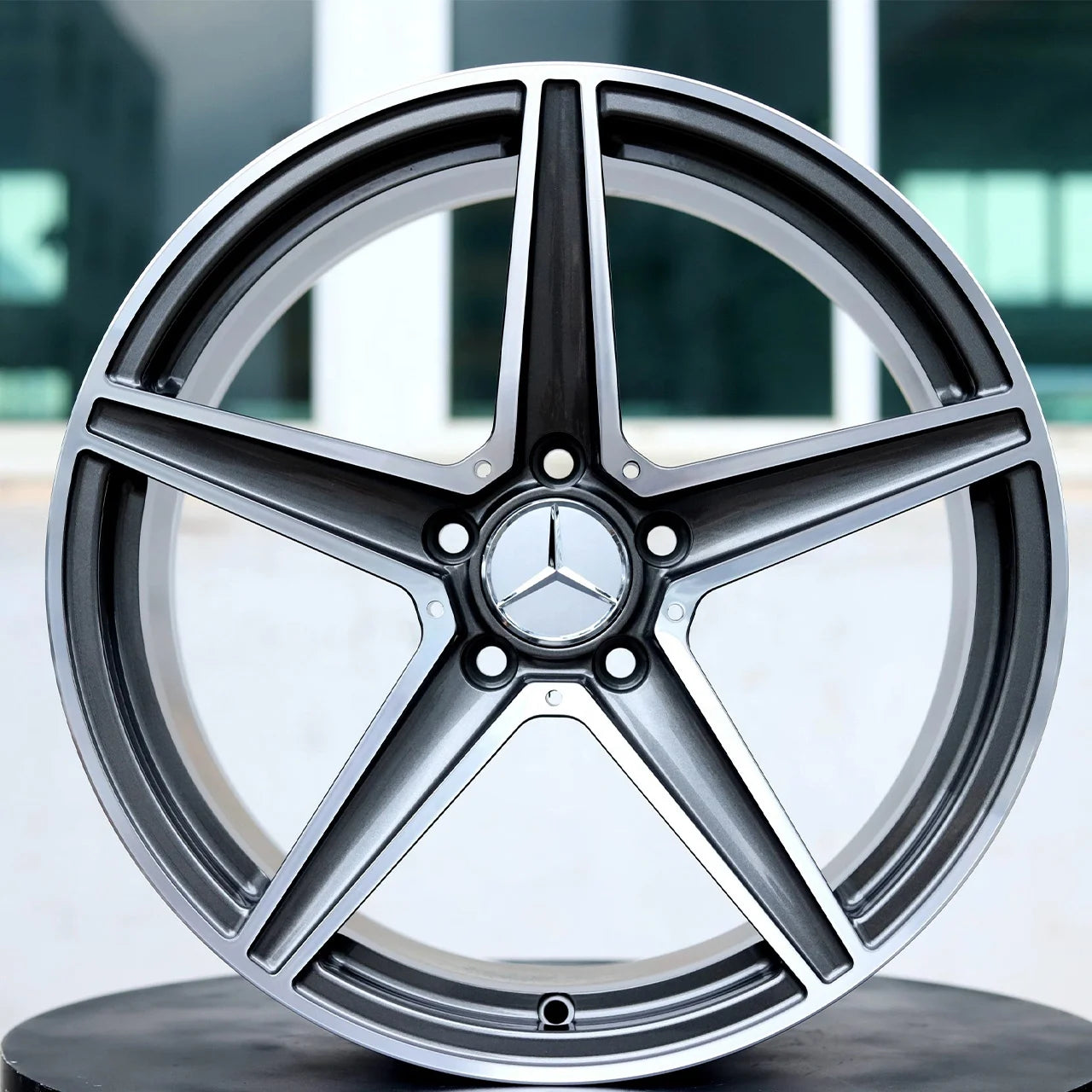 High Quality Auto Alloy Wheel AMG STYLE GREY WHEELS RIMS for Mercedes Benz GLS63 GLS550 AMG SUV