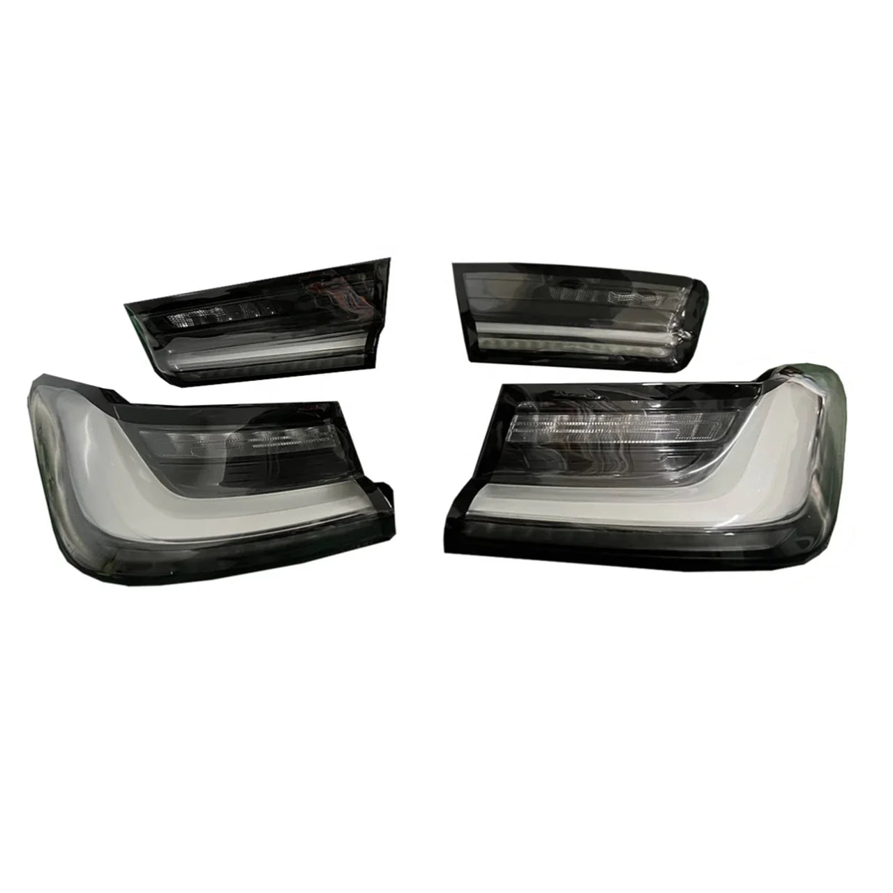 Automotive Lights Dynamic Turn Signal for BMW 3 Series G20 2020 2021 2022 2023 Smoked Black Mode LED Rear Taillight