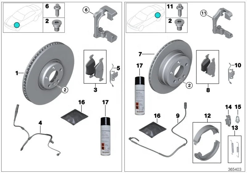 High Performance Brake Pads Suitable for BMW F20 F21 F34 F33 F36 OE 34116850568 for ATE Front Brake Pad