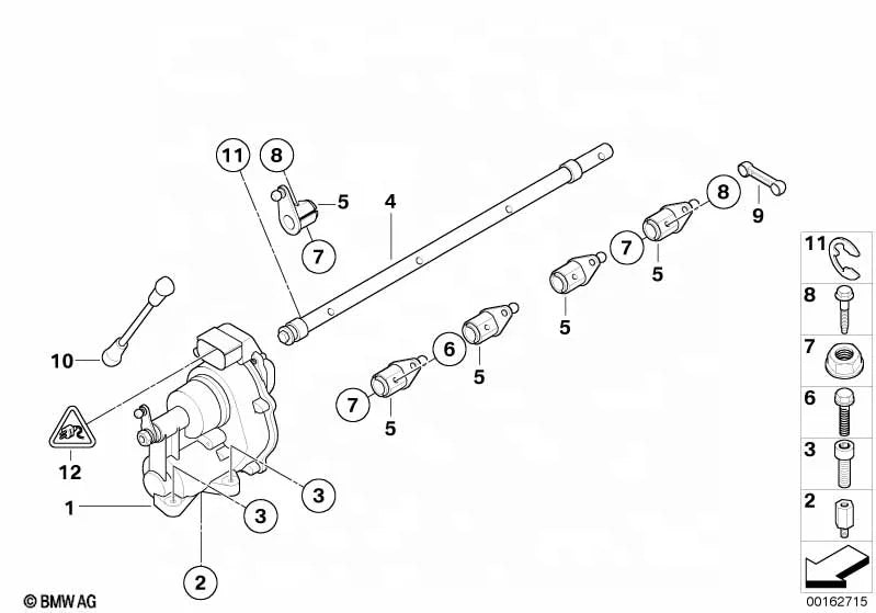 Auto Engine Parts Throttle Body Actuator for BMW M3/M3 Coupe 13627838085 Throttle Body Actuator