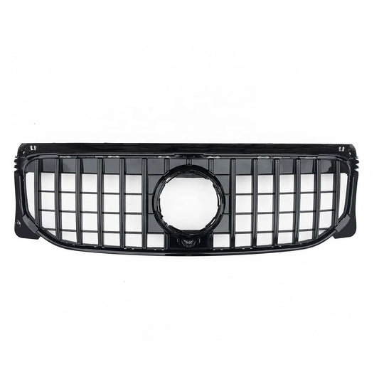 GLB X247 Front Bumper Grille Diamond GT Style for Mercedes-Benz GLB X247 Grille 2020-2023 Black Silver