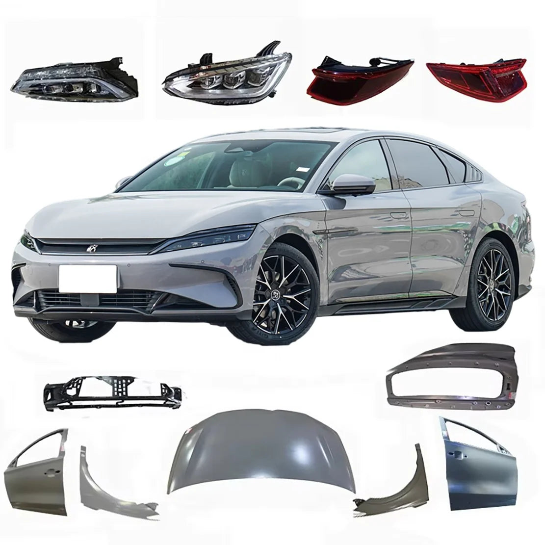 China Auto Parts Car Accessories HA2HE-1301010 Hybrid Spare Parts for Byd High Temperature Radiator