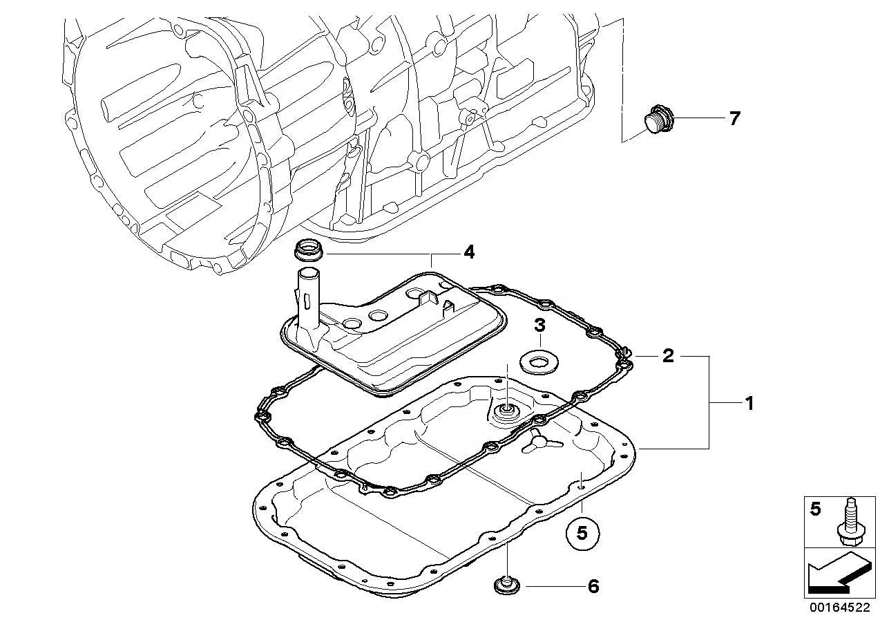 OE 24117593565 Auto Transmission Oil Filter for BMW X2 X3 E90 Transmission Filter Element Kit
