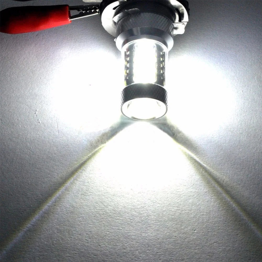 2Pcs Canbus Anti Flicker Error Free LED Bulbs H15 PGJ23T1 Super White DRL 12V 80W CREEChip fit For V W Golf 6 MK6 Transorter