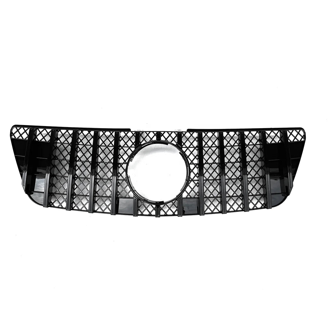 GT Style Silver Black ML164 ABS Front Grille for Mercedes Benz ML CLASS W164 X164 2005-2008 2009-2012