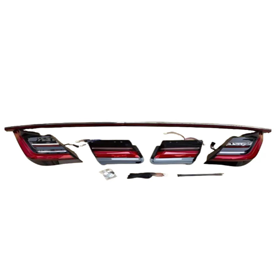 Taillight Assembly Compatible for BMW 7 Series F02 2007-2015 Dynamic Through LED Taillights
