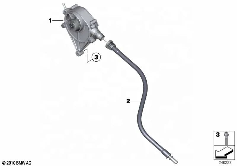 11667640279 Vacuum Pump for BMW 320i 520i 528i X3 Z4 N20 11667640279 New Brake Vacuum Pump for PIERBURG