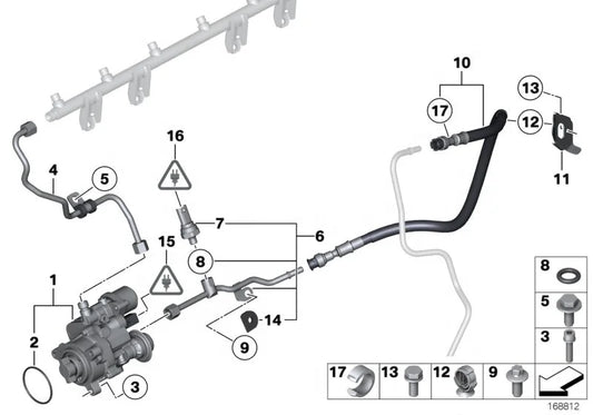 OE 13517616170 New Auto Engine System Car Engine Injection Pump for BMW High Pressure Fuel Pump