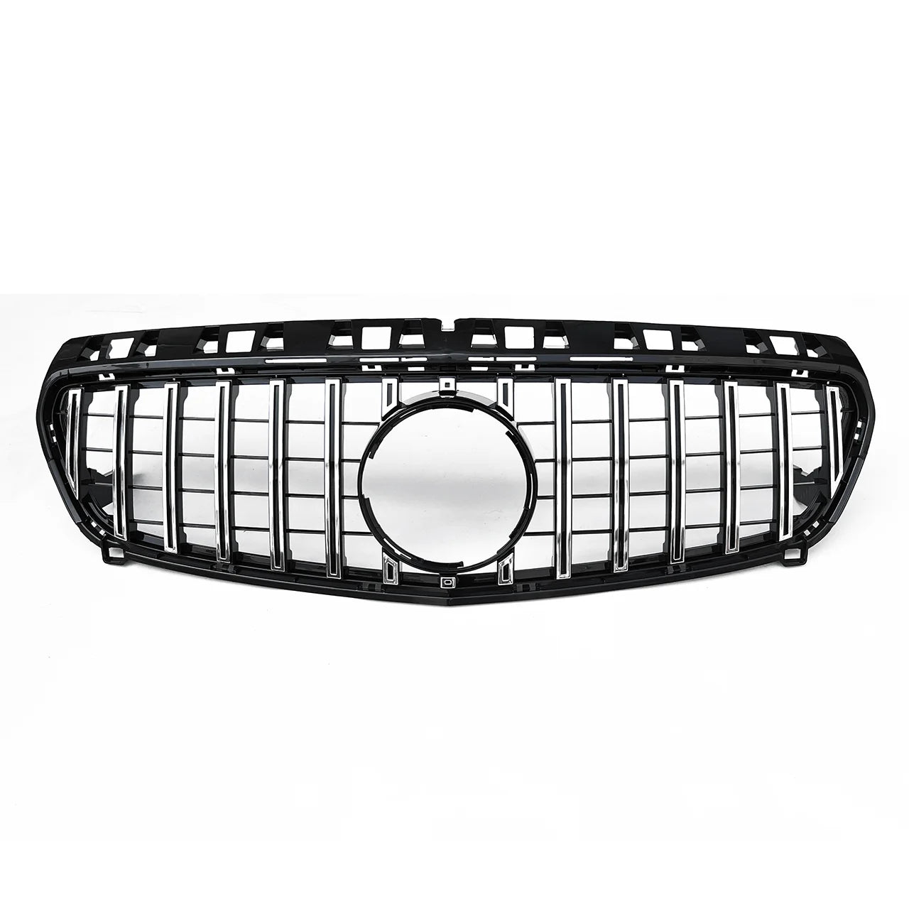 W176 New Diamond & GT Grille for Mercedes Benz A-CLASS Black & Silver 2013-2015 2016-2018 Front Griller
