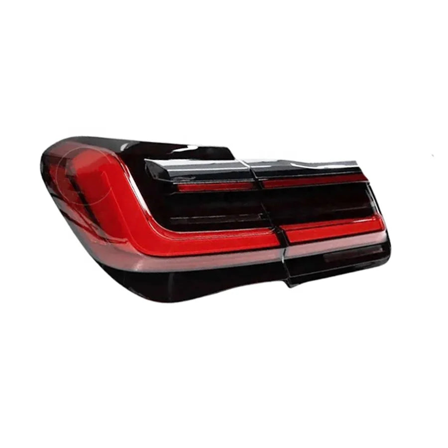 Taillight Assembly Compatible for BMW 7 Series F02 2007-2015 Dynamic Through LED Taillights