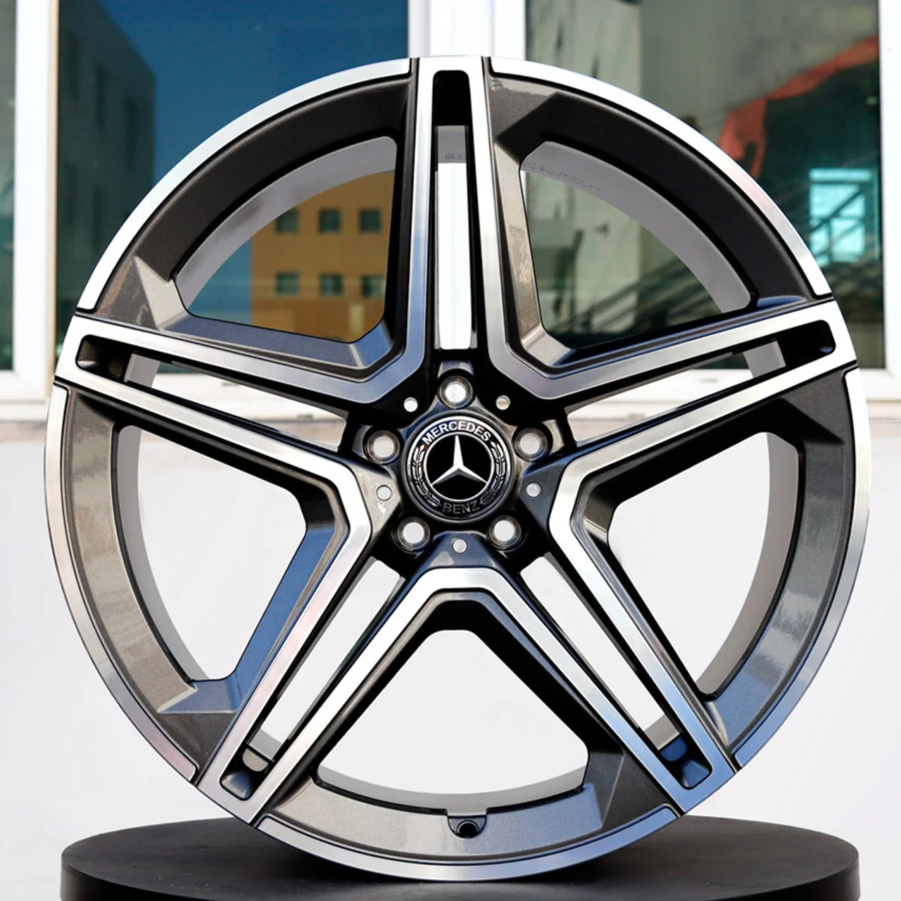 High Quality Auto Alloy Wheel AMG STYLE GREY WHEELS RIMS for Mercedes Benz GLS63 GLS550 AMG SUV