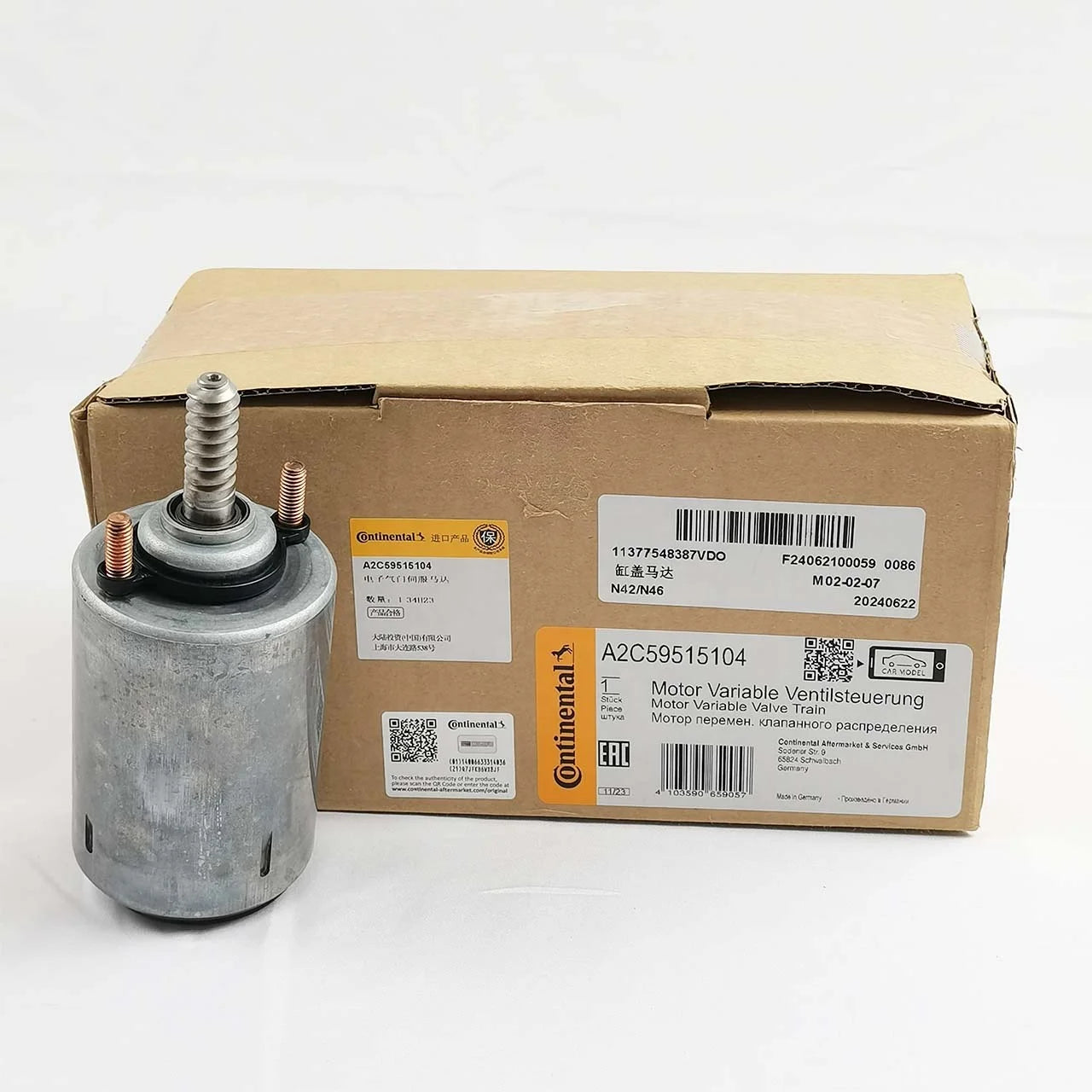 New VVT Eccentric Shaft Actuator for BMW E81 E82 E88 E46 E90 E92 X1 X3 Z4 OE 11377548387 Valvetronic Motor