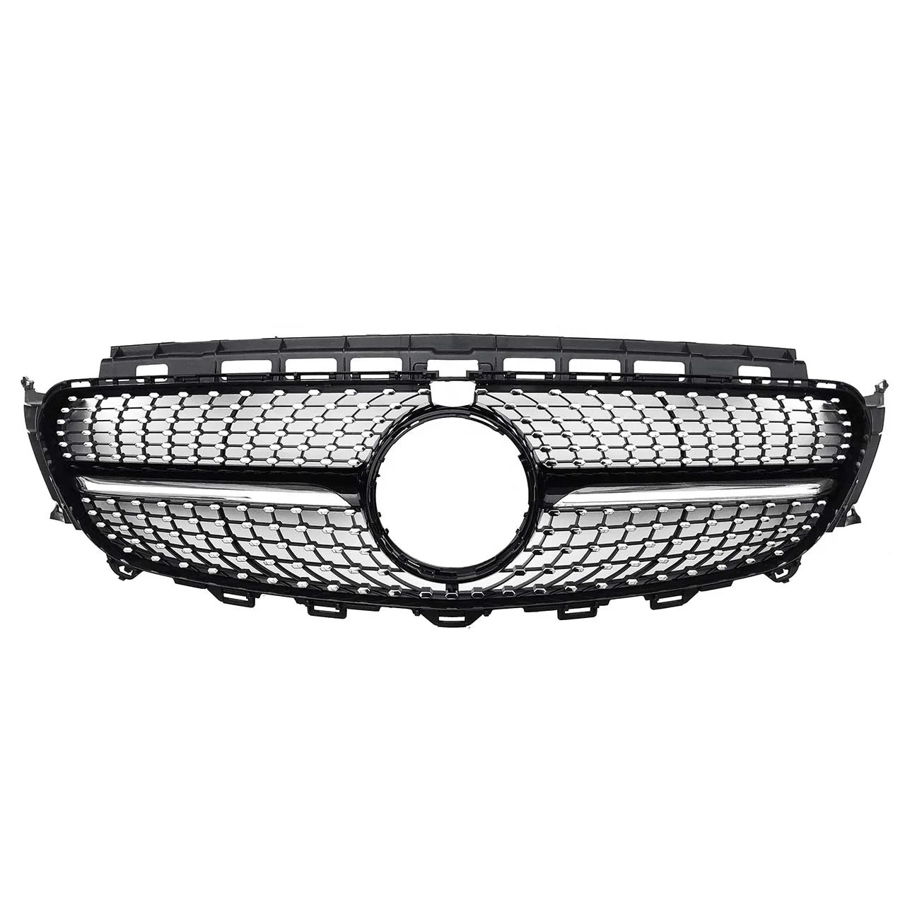 Brand New Diamond & GT Style for Mercedes Benz E-CLASS 2016-2020 Black Silver W213 Front Griller