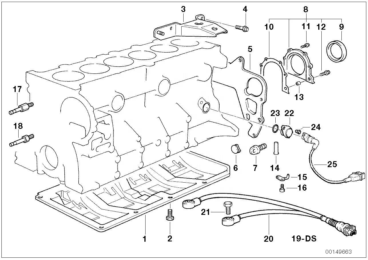 12141709616 Crankshaft Position Sensor for BMW 320i 323i 325i 530i 528i New Crankshaft Position Sensor