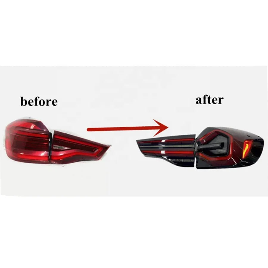 New LED Taillights for BMW X3 G08 2018-2021 Upgrade 2022-2023 LED Rear Sequential Turn Signal Tail Lights