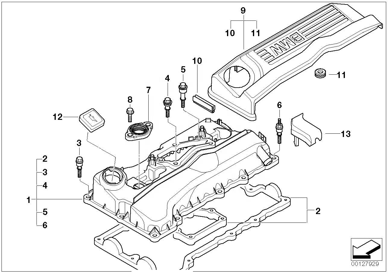 Valve Cover Flange Gasket 11377502022  for BMW N20 N46 N55 1/3/5 Series X5 Z3 Eccentric Shaft Engine