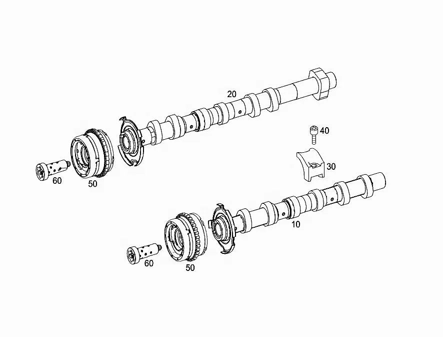 New Camshaft Control Valve OE 2760500278 for Mercedes Benz AMG GT E300 A220 S450 for Camshaft Solenoid Valve