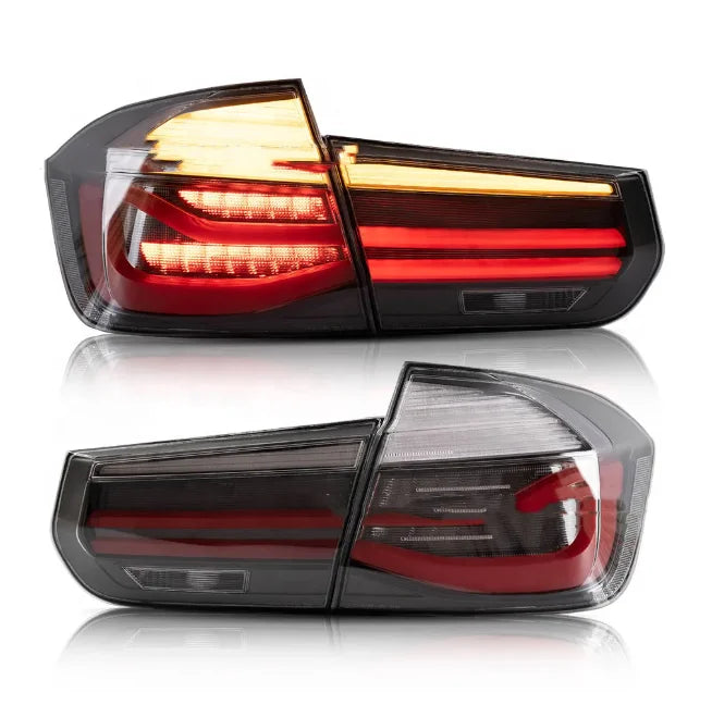 New Smoked Black Lens-pair for BMW 3 Series 2012-2018 Taillights Assembly F30 F35 Taillight