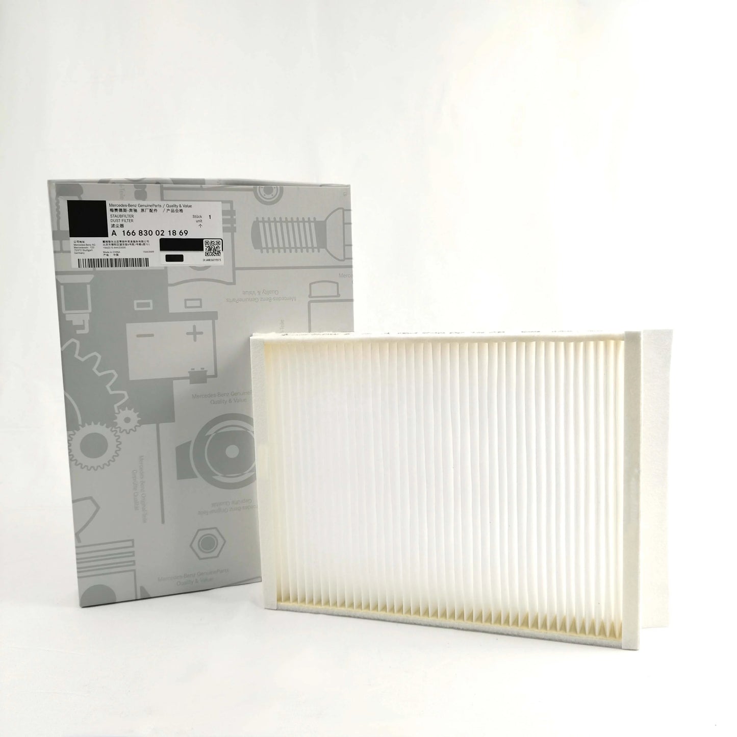 OEM Genuine Dust Filter 1668300218 Filter Replacement for Mercedes Benz C180 C220 Car Engine Parts Cabin Air Filter
