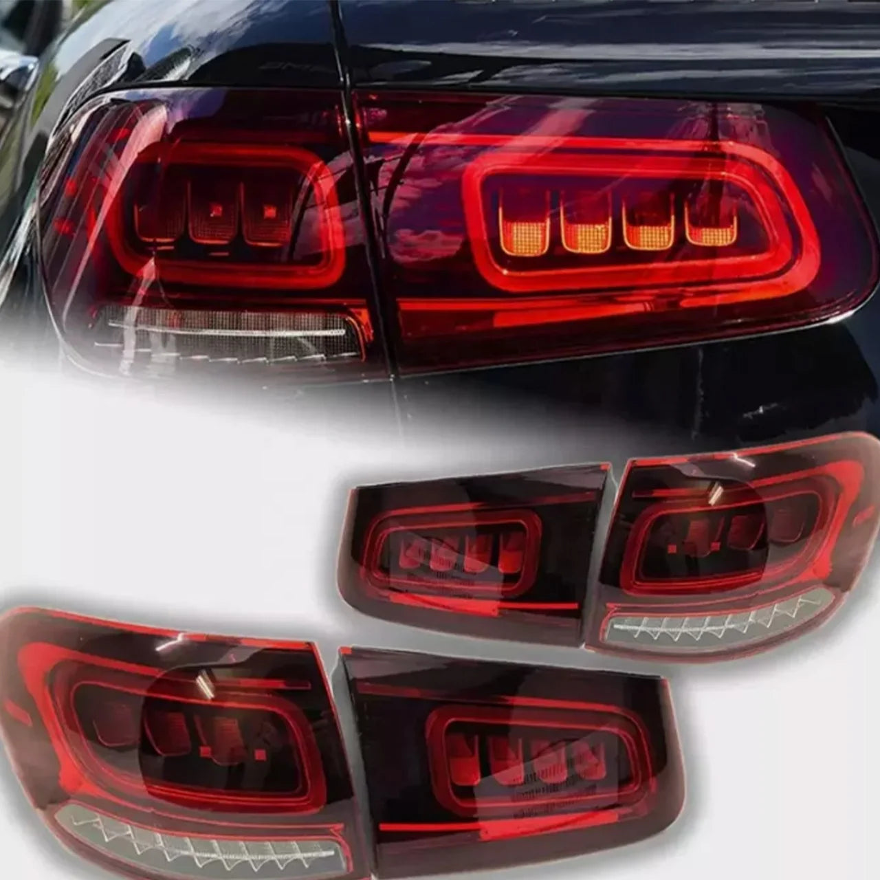High Quality Taillight for Mercedes Benz GLC 253 2016-2019 Upgrade 2022 Rear Lamp LED Dynamic Taillight