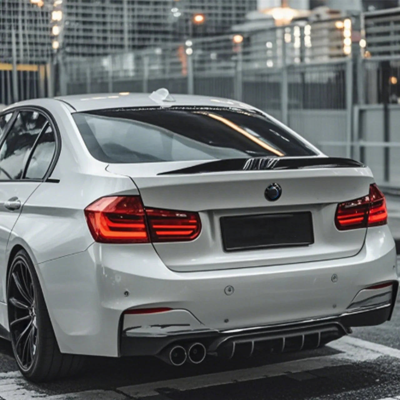 New Smoked Black Lens-pair for BMW 3 Series 2012-2018 Taillights Assembly F30 F35 Taillight
