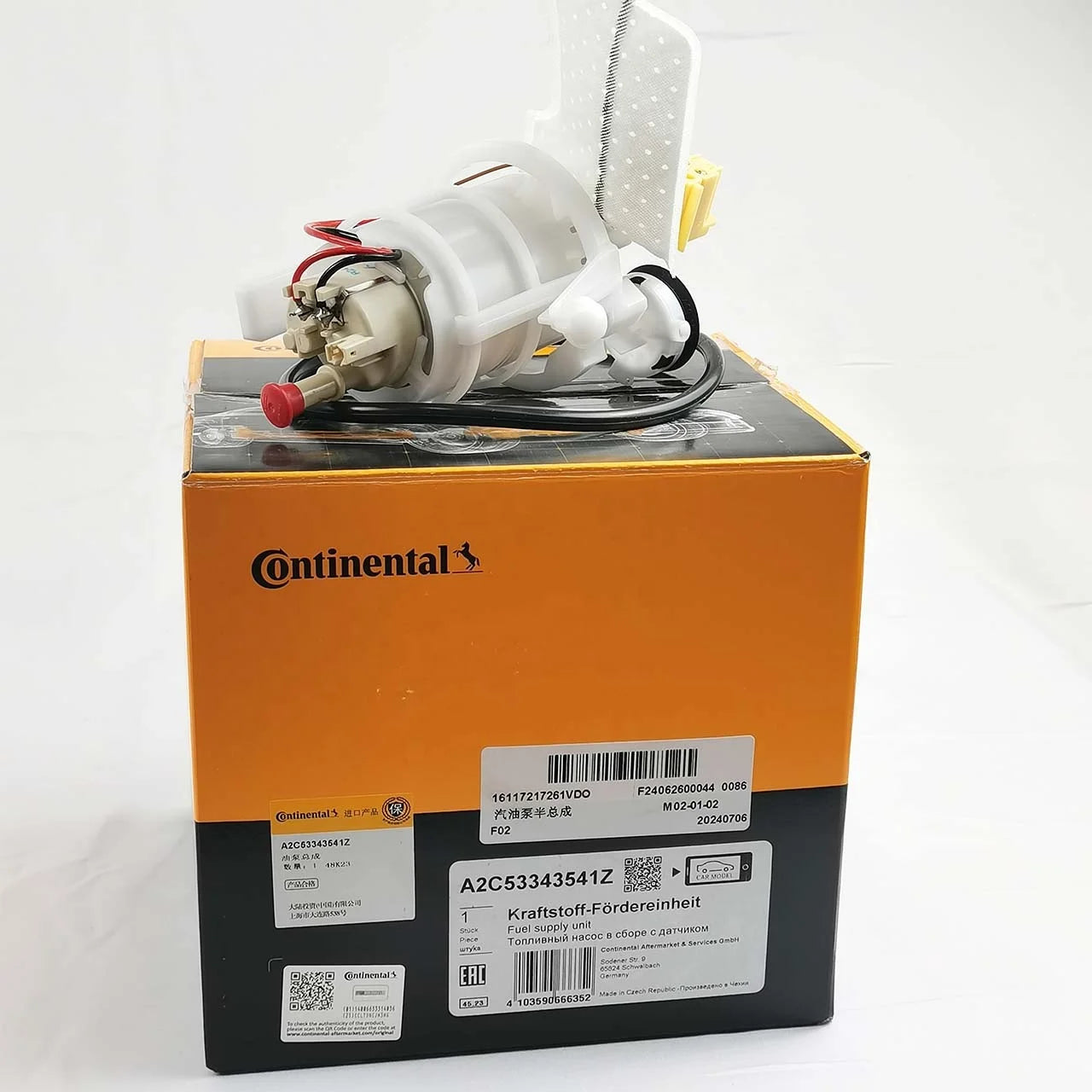 New Electric Fuel Pump Assembly OE 16117217261 for Continental for BMW 7 Series F01 F02 F03 F04