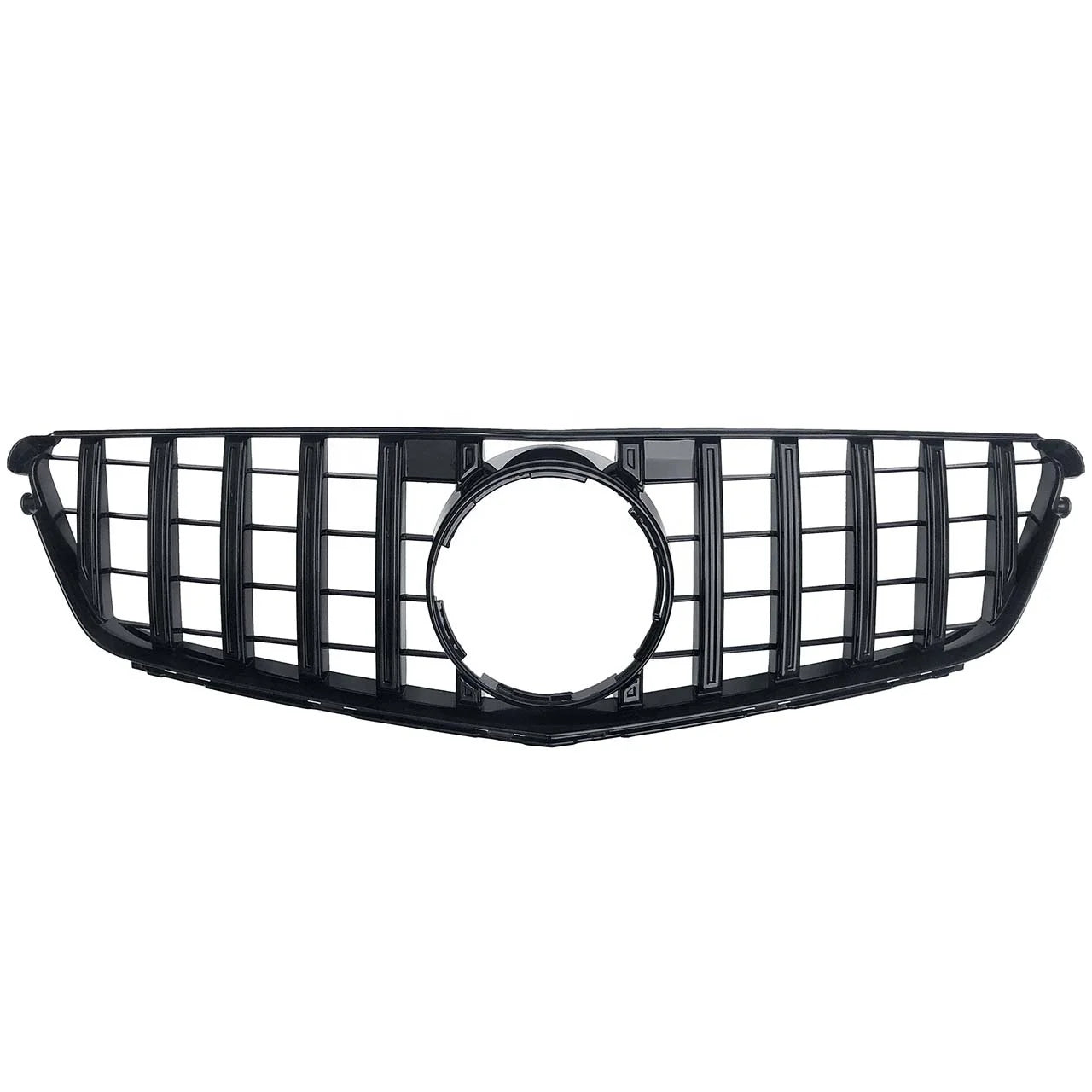 W204 Front Bumper Grille for Mercedes Benz C CLASS W204 2007-2014 Car Griller Silver Black GT AMG Style