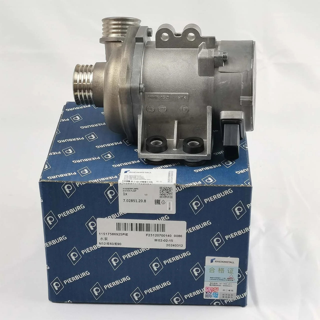 11517586925 Electric Water Pump for PIERBURG for BMW E60 E90 E70 N52 X3 X5 328i New Condition Water Pump