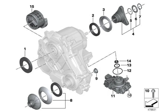 Brand New for BMW G30 G38 Auto Parts Transmission Mount OE 22326860537 Auto Transmission System