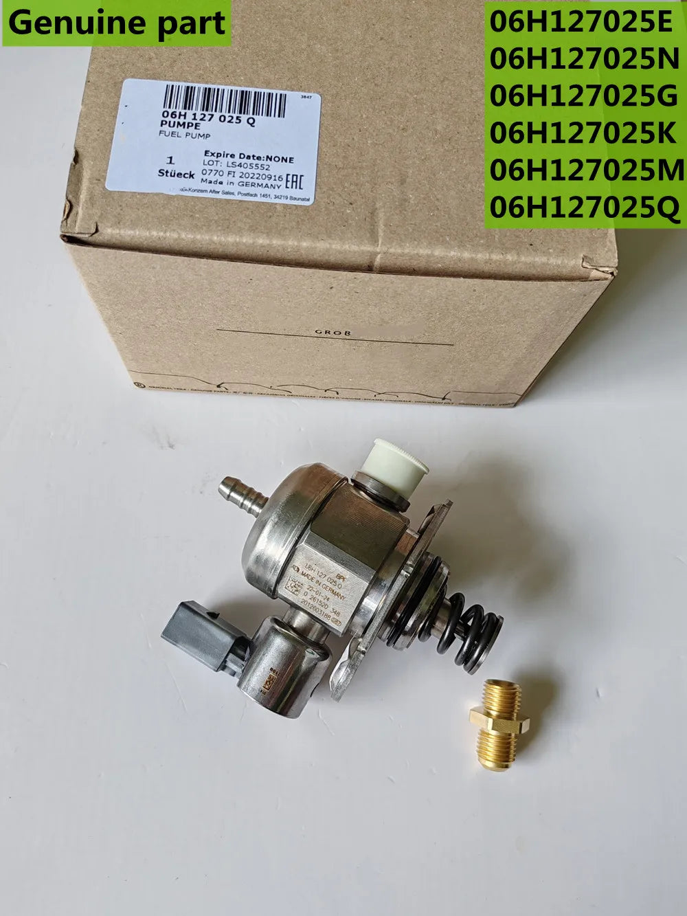 OEM 2.0T TSI High Pressure Fuel Pump HPFP 0261520472 06H127025Q for VW Passat B6 B7 Golf CC MK6 Audi A3 A4 A5 TT Seat 06H127025
